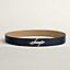 H Noue belt buckle & Reversible leather strap 38&nbsp;mm, View: , view 1 of 3