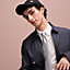 H Oblique tie, View: Worn, worn, view 2 of 2