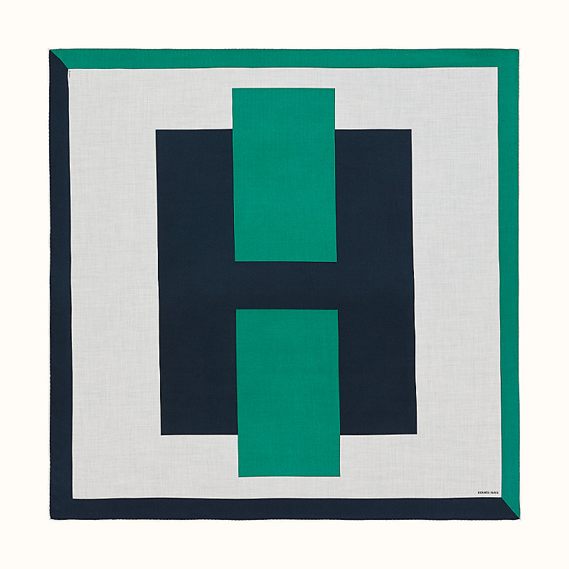 hermes scarf with h logo