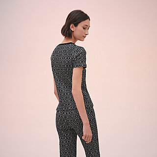 ポロシャツ ボタン付 H刺繍 | Hermès - エルメス-公式サイト
