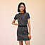 "H Rond" jacquard miniskirt, View: Worn, worn, view 1 of 4