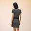 "H Rond" jacquard miniskirt, View: Worn, worn, view 2 of 4