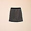 "H Rond" jacquard miniskirt, View: Worn, worn, view 4 of 4