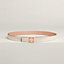 H Roseraie belt buckle & Reversible leather strap 24&nbsp;mm, View: , view 2 of 2