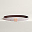 H Roseraie belt buckle & Reversible leather strap 24 mm, view 2 of 3