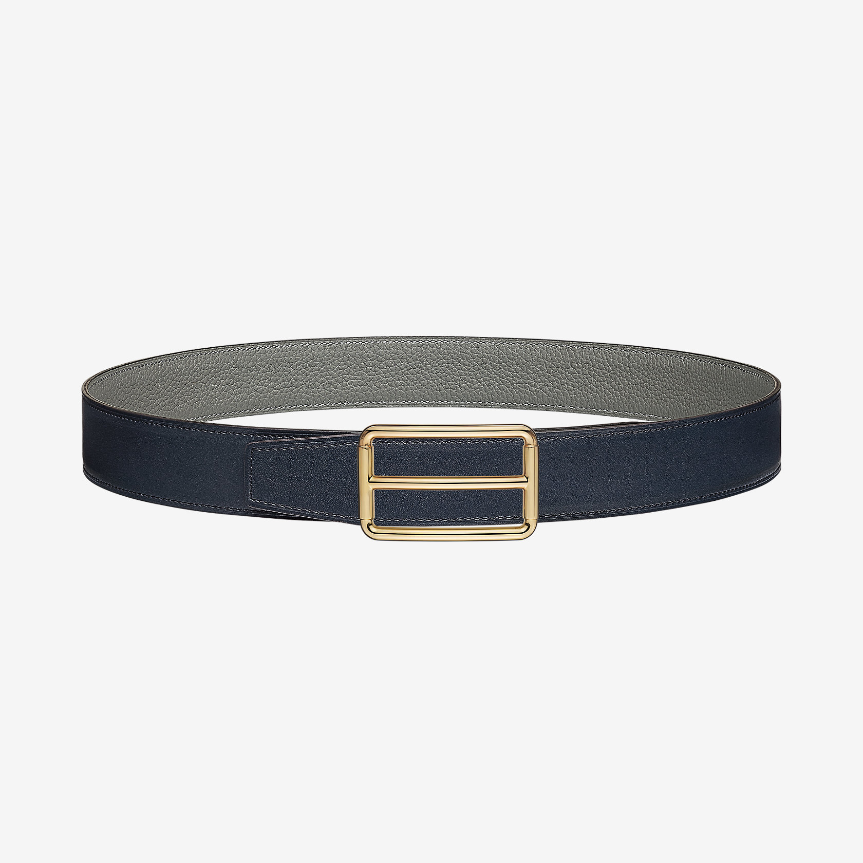 H Rouleau belt buckle & Reversible leather strap 32 mm | Hermès Canada