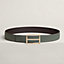 H Rouleau belt buckle & Reversible leather strap 38&nbsp;mm, View: , view 2 of 3
