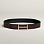 H Rouleau belt buckle & Reversible leather strap 38&nbsp;mm, View: , view 2 of 3