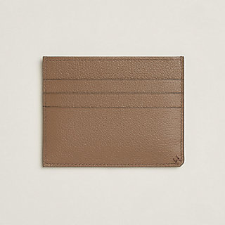 H Sellier colorfil card holder - Beige | Hermès UAE