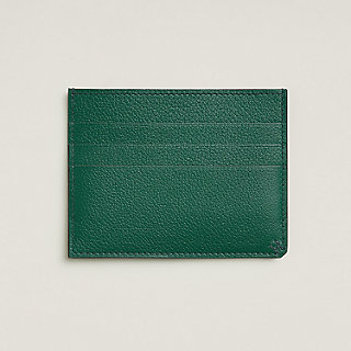 人気☆{HERMES} Portefeuille New H Passant Compact Vert Fonce New H Passant Compact wallet | Hermès USA