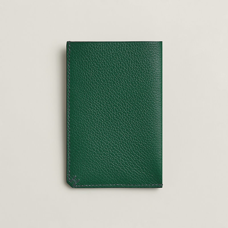 H Sellier colorfil card holder - Green | Hermès Thailand