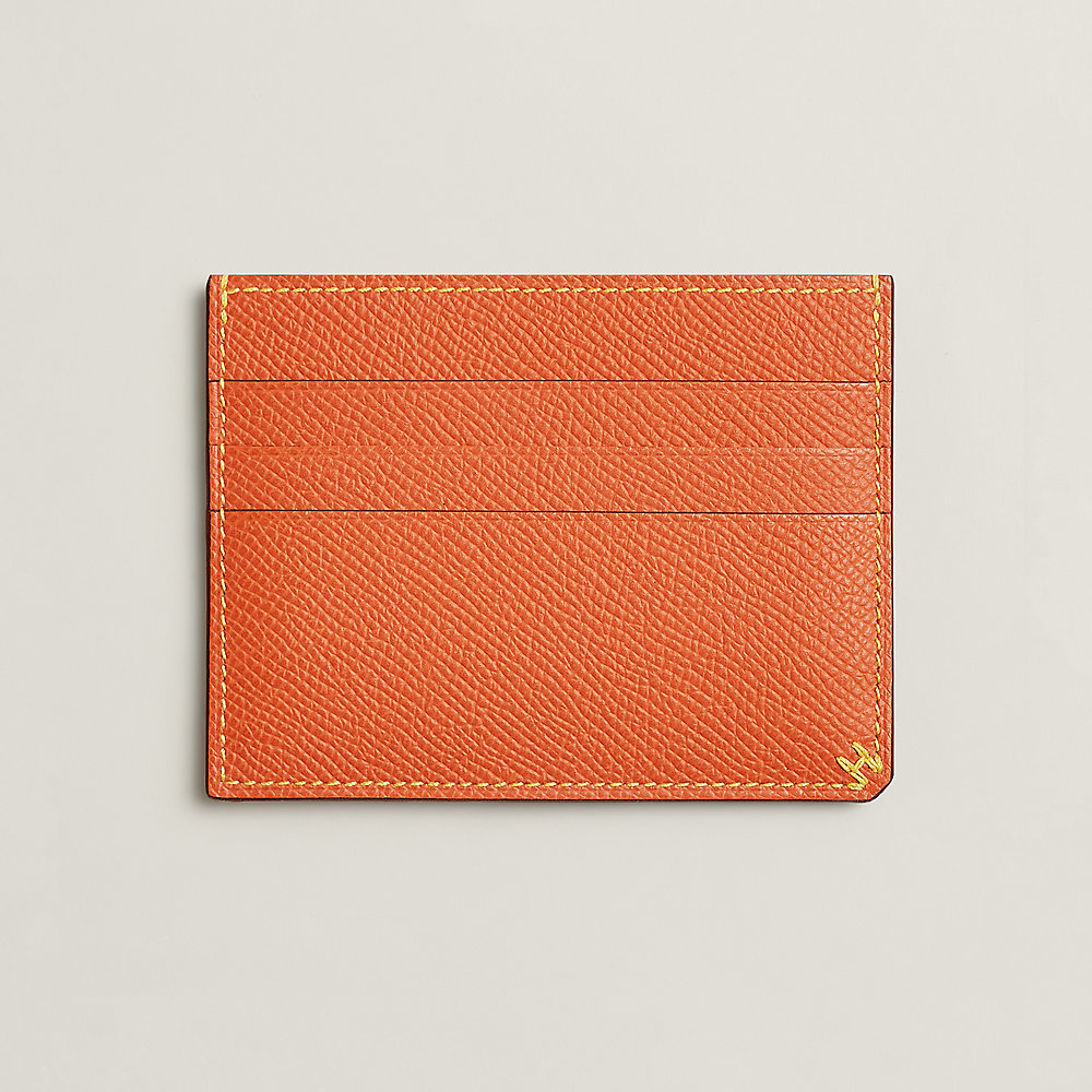 HERMES 【H Sellier colorfil card holder 】 h-sellier-colorfil-card-holder