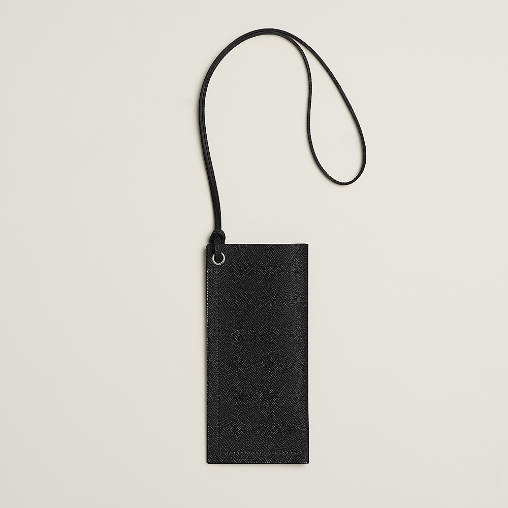 H Sellier colorfil glasses case - Black | Hermès Canada