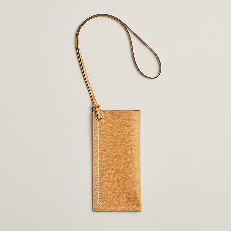 H Sellier glasses case - Blue | Hermès USA