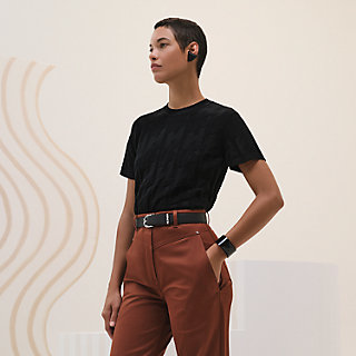 *新作登場！上質素材*【HERMES】Pull col rondニットTシャツ Mors a Jouets Detoure