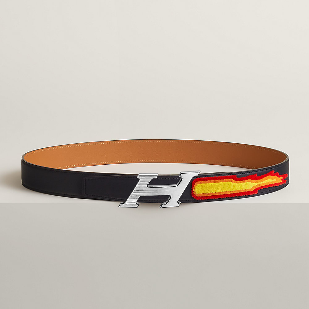 H Speed belt buckle & Leather strap 32 mm | Hermès USA
