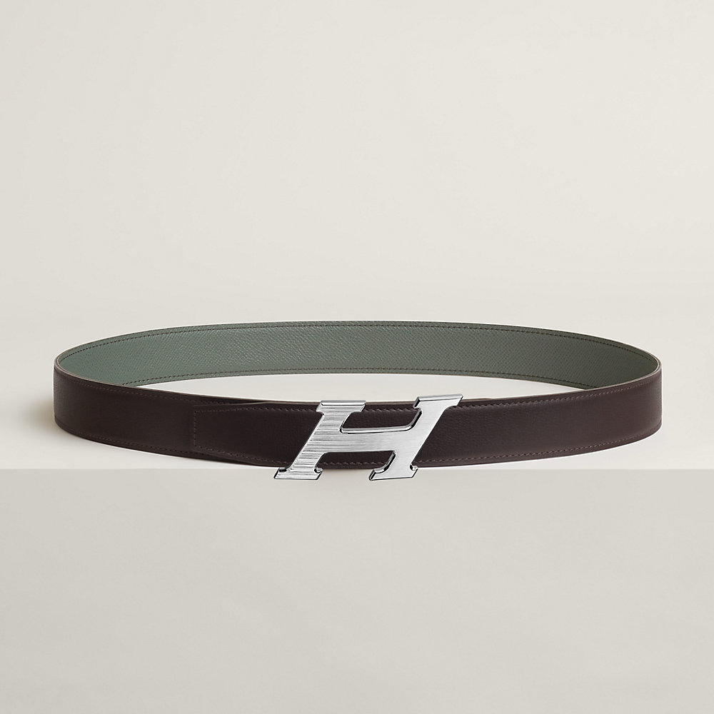 H Speed belt buckle & Reversible leather strap 32 mm