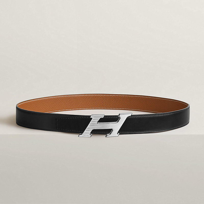 H Speed belt buckle & Reversible leather strap 32 mm | Hermès USA