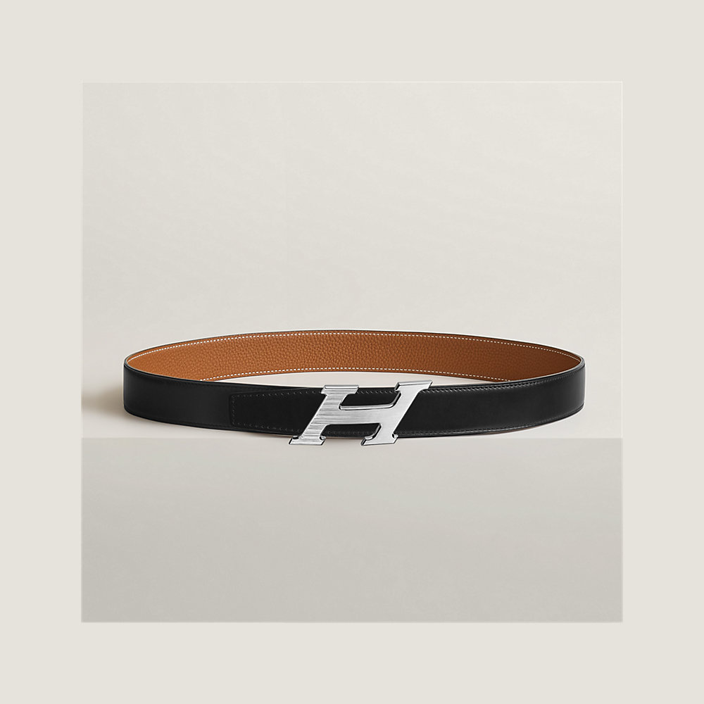 H Speed belt buckle & Reversible leather strap 32 mm | Hermès 