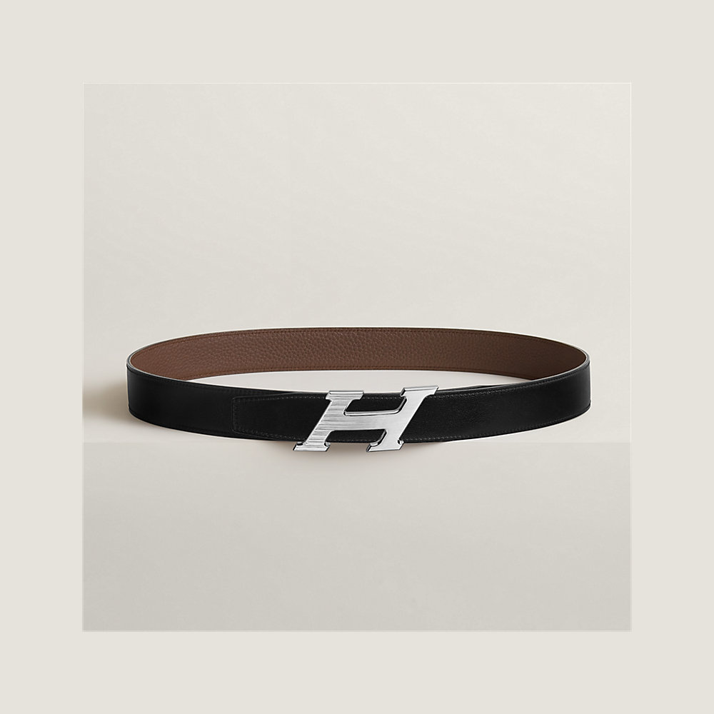 H Speed belt buckle & Reversible leather strap 32 mm | Hermès USA