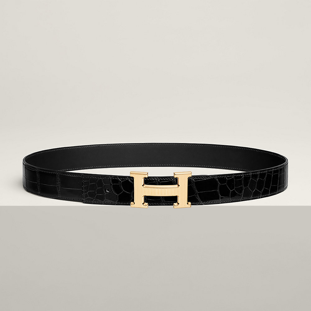 HERMES ベルト 黒 ベルトバックル 《ミニ・コンスタンス・ソー・ブラック