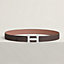 H Striee belt buckle & Reversible leather strap 32&nbsp;mm, View: , view 2 of 2