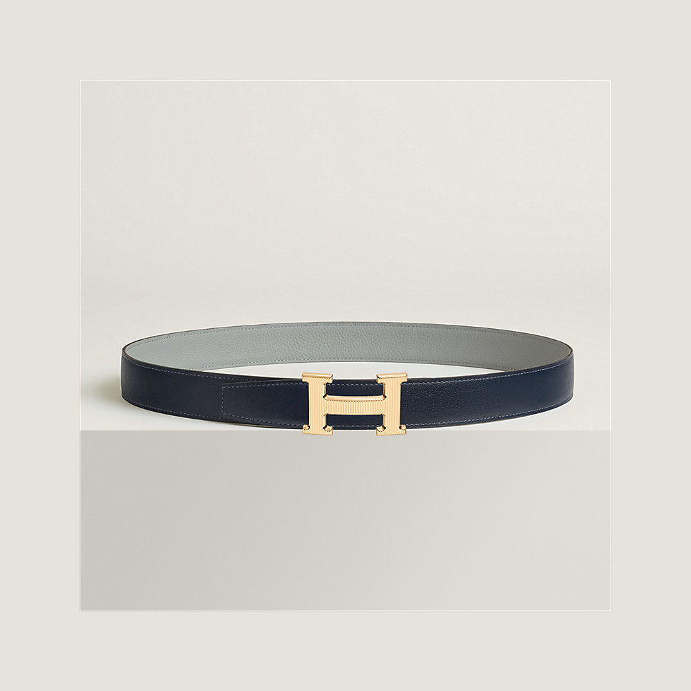 H Striee belt buckle & Reversible leather strap 32 mm | Hermès Thailand