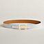 H Striee belt buckle & Reversible leather strap 32&nbsp;mm, View: , view 2 of 2