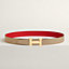 H Striee belt buckle & Reversible leather strap 32&nbsp;mm, View: , view 2 of 2