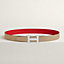 H Striee belt buckle & Reversible leather strap 32&nbsp;mm, View: , view 2 of 2