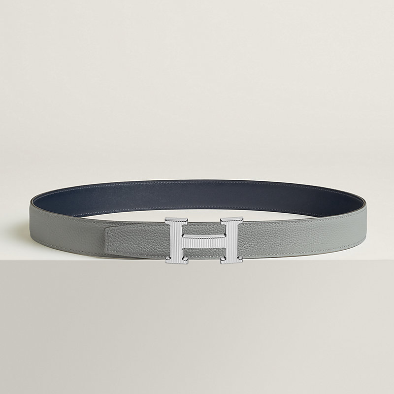 H Striee 벨트 버클 & 리버서블 가죽 스트랩 32mm