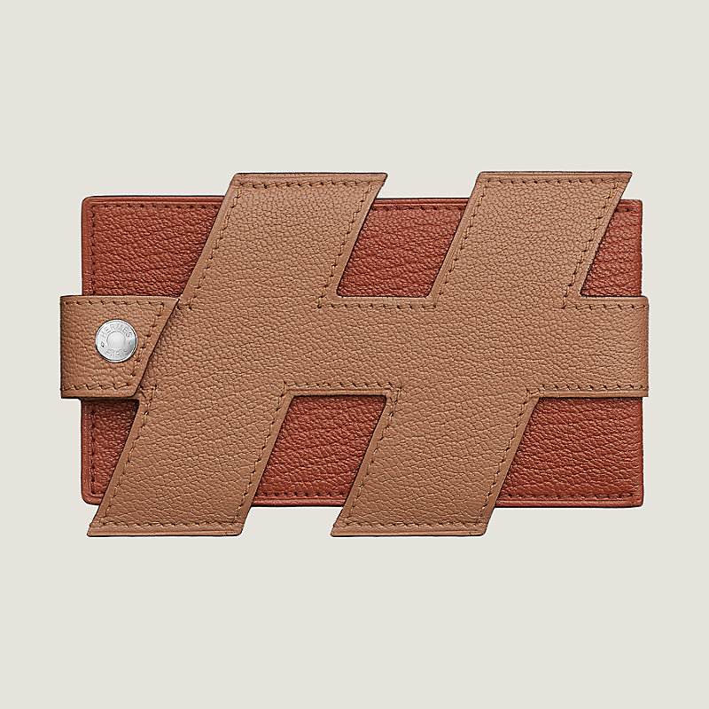 Shop HERMES H-Tag Card Holder (H082129CKAF) by monica&co.