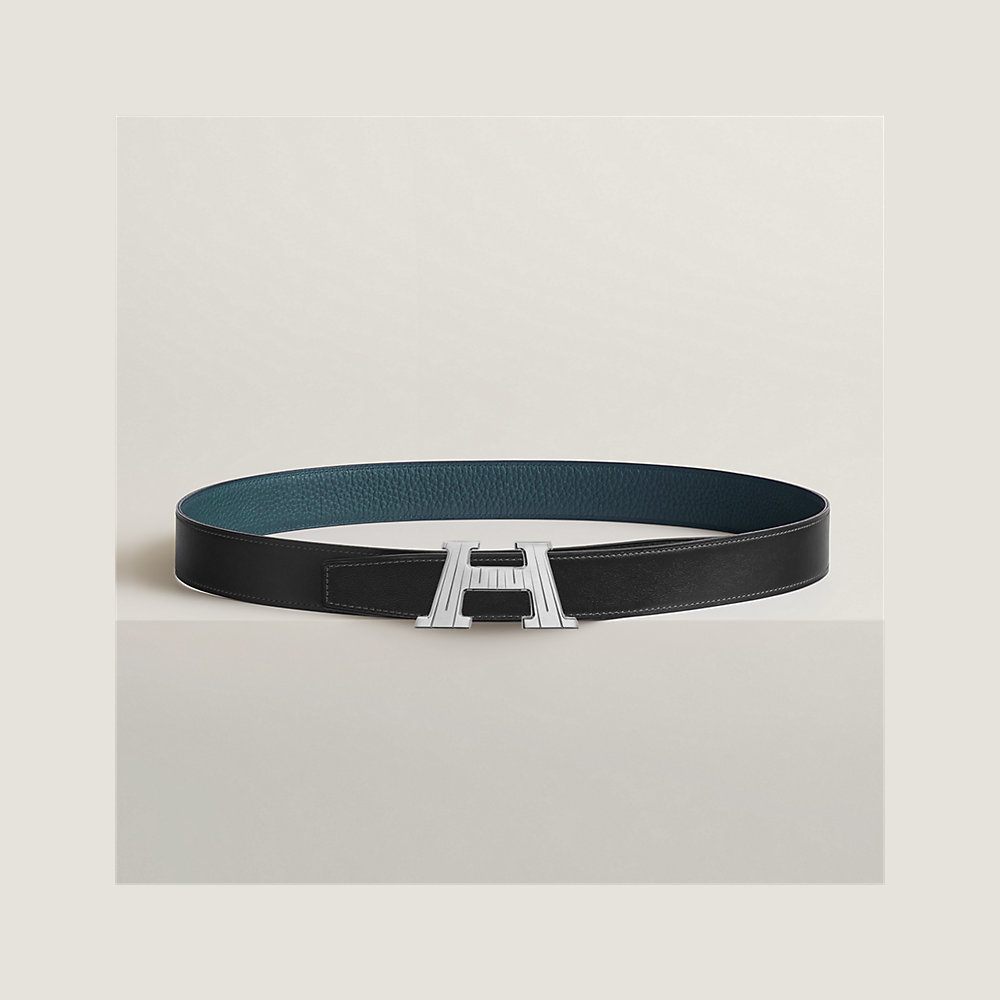 H Take Off belt buckle & Reversible leather strap 32 mm | Hermès UK