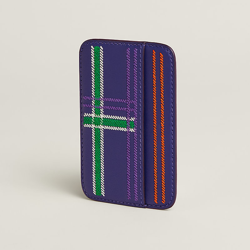 "H Tartan" MagSafe card holder, View: , view 3 of 4