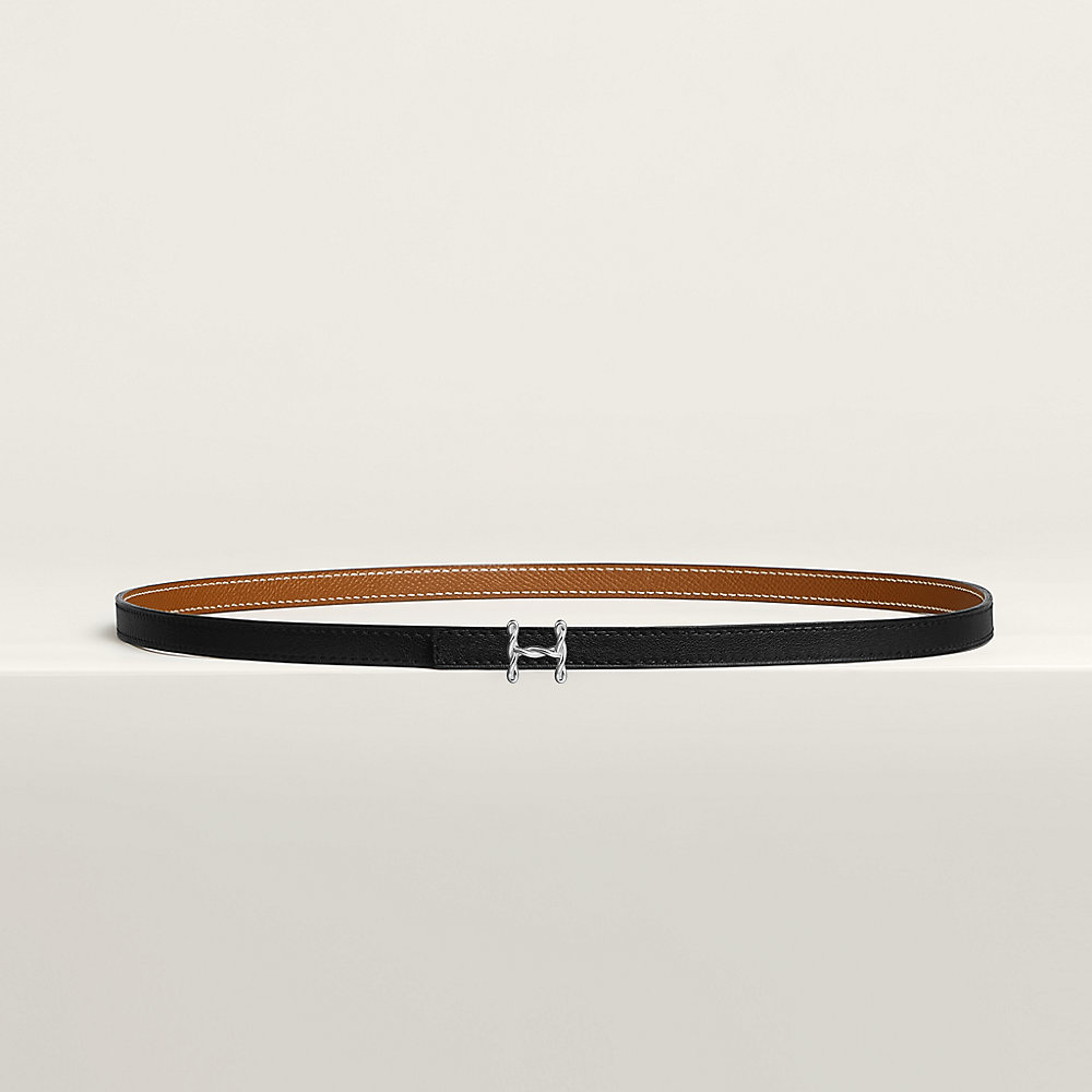 [宅送] buckle belt Torsade H & mm 13 strap leather Reversible 小物