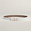 H Torsade belt buckle & Reversible leather strap 24 mm, view 2 of 2