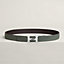 H Twist belt buckle & Reversible leather strap 32&nbsp;mm, View: , view 2 of 2