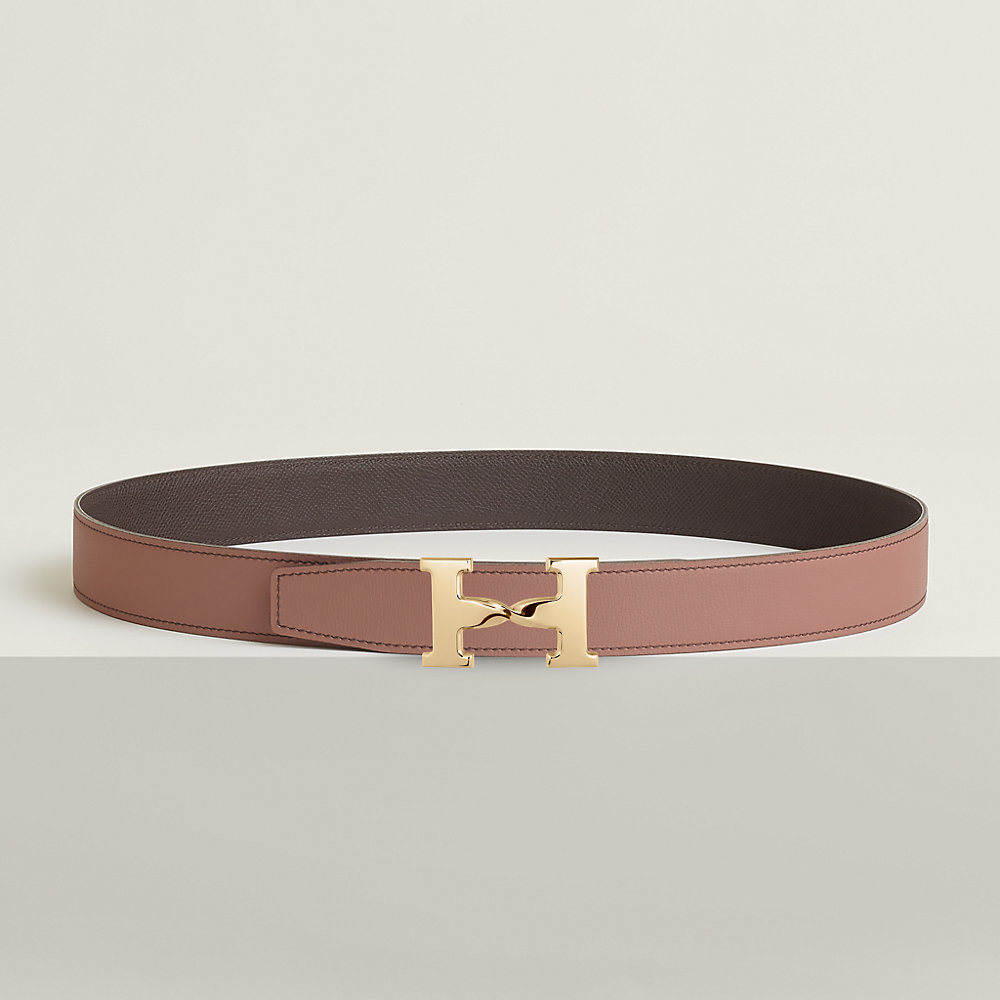 H Twist belt buckle & Reversible leather strap 32 mm | Hermès