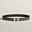 H Twist belt buckle & Reversible leather strap 32&nbsp;mm, View: , view 2 of 2