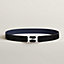 H Twist belt buckle & Reversible leather strap 32&nbsp;mm, View: , view 1 of 2
