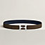 H Twist belt buckle & Reversible leather strap 32&nbsp;mm, View: , view 2 of 2