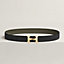 H Twist belt buckle & Reversible leather strap 32&nbsp;mm, View: , view 2 of 2