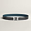 H Twist belt buckle & Reversible leather strap 32&nbsp;mm, View: , view 2 of 2