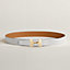 H Twist belt buckle & Reversible leather strap 32&nbsp;mm, View: , view 2 of 2