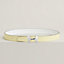 H Twist belt buckle & Reversible leather strap 32&nbsp;mm, View: , view 1 of 2