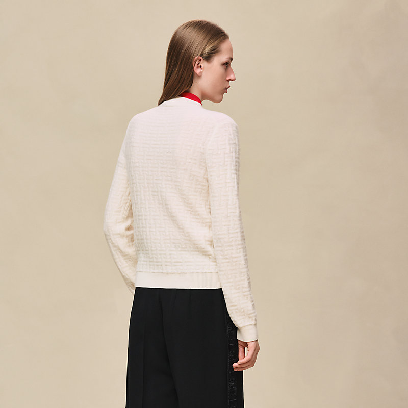 "H Voyage" long-sleeve sweater