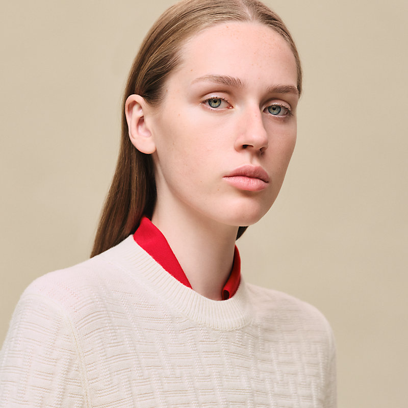 "H Voyage" long-sleeve sweater