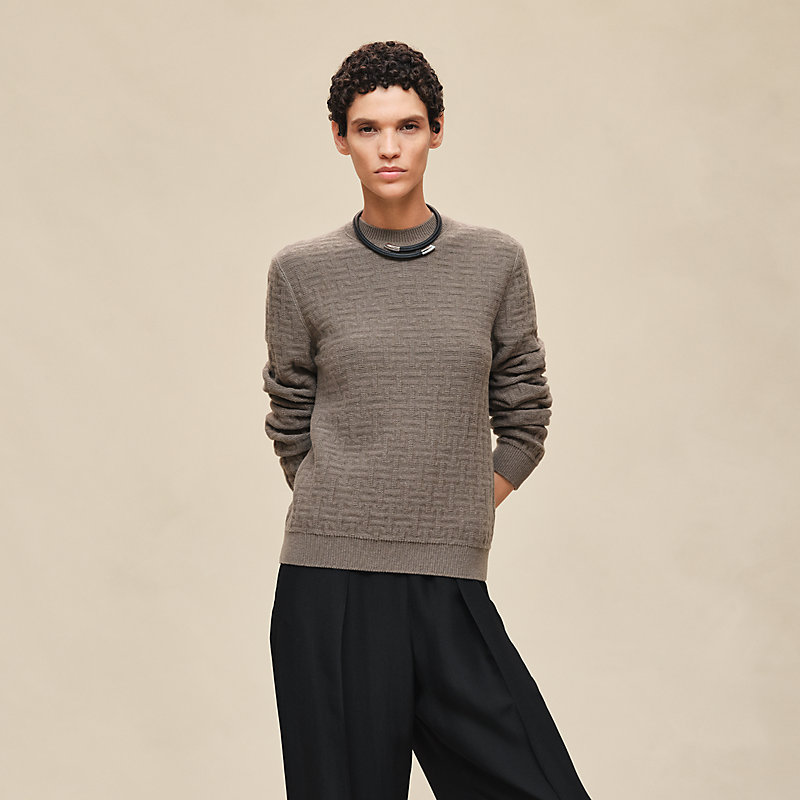 HERMES 22AW Hアッシュ 長袖ニット ラウンジウェア ヴォヤージュ HERMES - エルメス HERMES ラウンジウェアヴォヤージュ LOUNGEWEAR