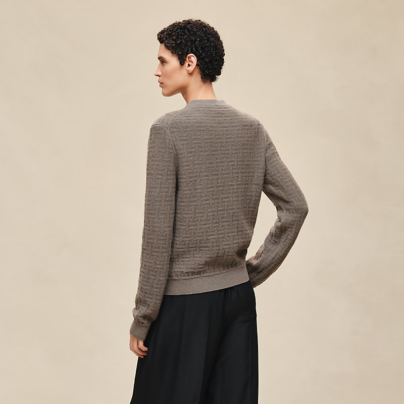 "H Voyage" long-sleeve sweater
