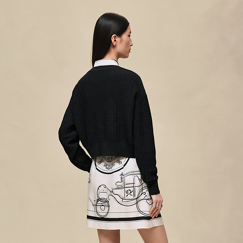 "H Voyage" long-sleeve sweater